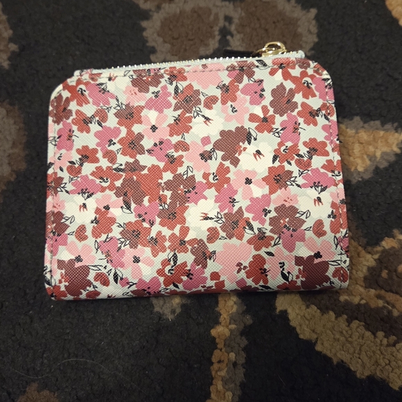 Nwot Floral Wallet with Snap Closure - Picture 2 of 5
